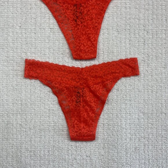 LOT x2 La Senza Mini Cheeky Lace Panties Women Sz Medium BRAND NEW - Picture 6 of 6